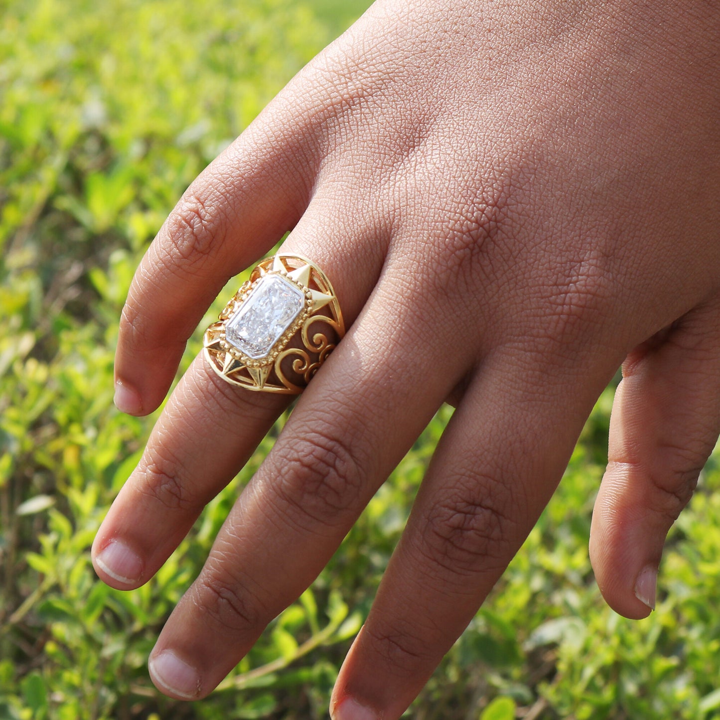 14K Lab Grown Diamond Sleek Polished Band Ring