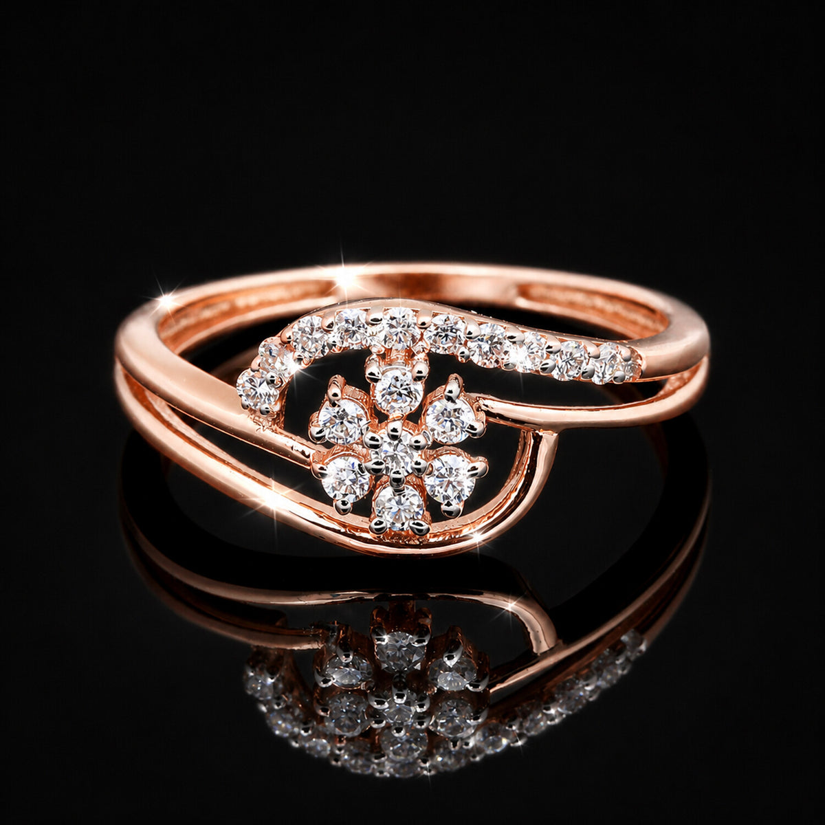 18K Lab Grown Diamond Round-Cut Halo Ring