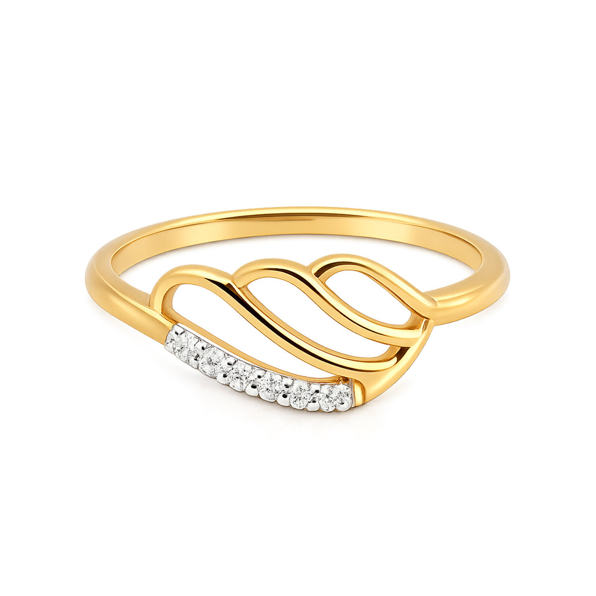 18K Lab Grown Diamond Round Delicate Cluster Ring | IGI Certified