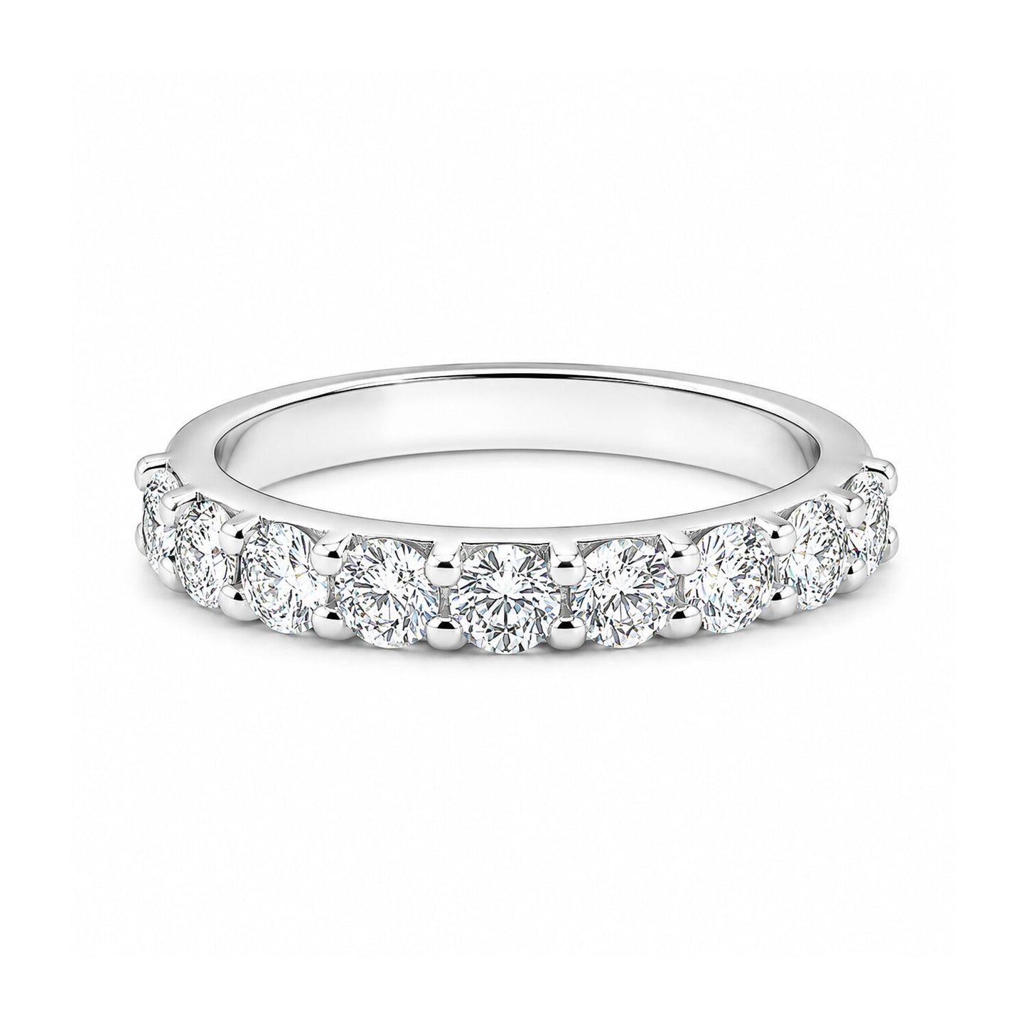 14K Lab Grown Diamond Round Delicate Cluster Ring | IGI Certified
