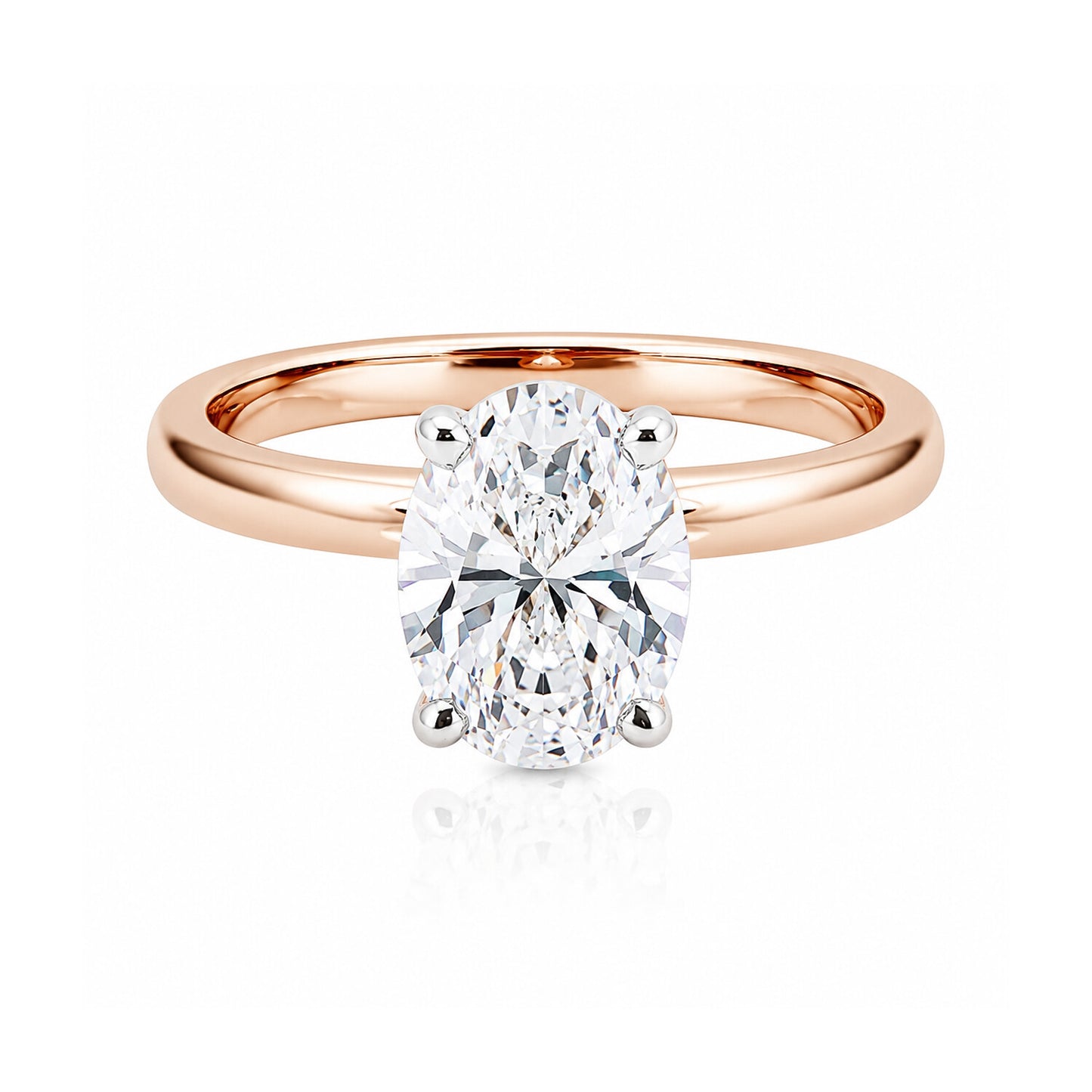 14K/18K Solid Gold Plain Band Ring - Minimalist Stackable, BIS Hallmarked