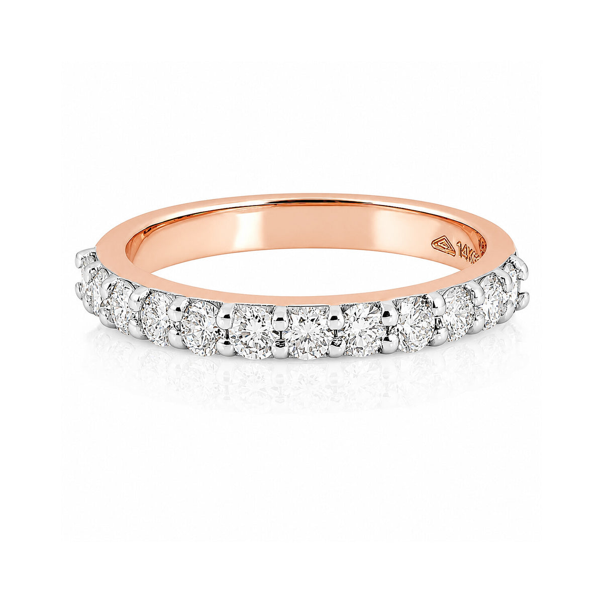 14K/18K Lab Grown Diamond Round Halo Ring (0.25 ct tw) - BIS Hallmarked Gold
