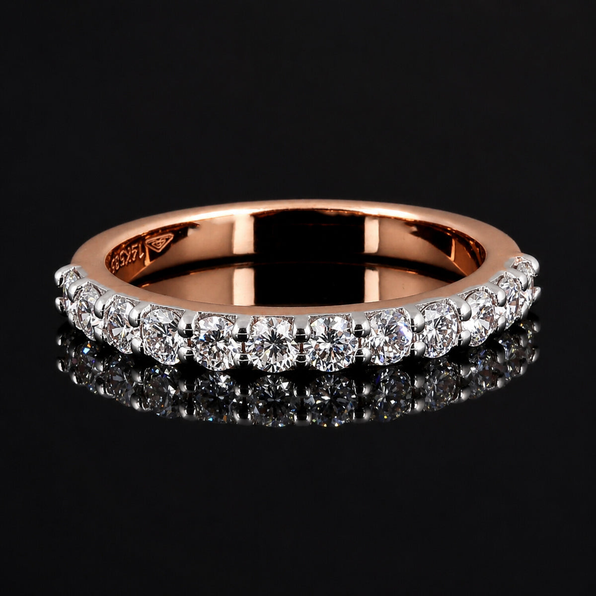 14K/18K Lab Grown Diamond Round Halo Ring (0.25 ct tw) - BIS Hallmarked Gold