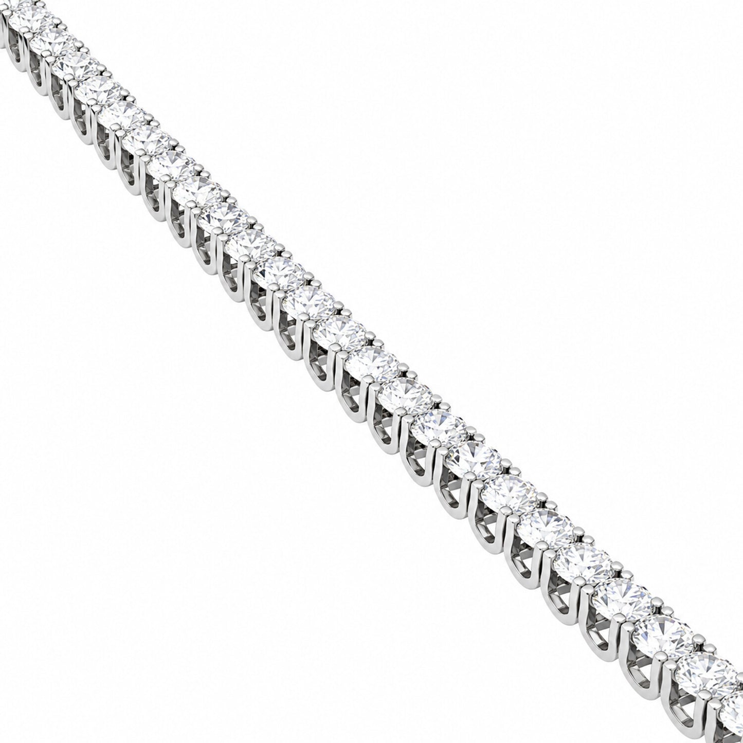 14K/18K Lab Grown Diamond Tennis Bracelet – Round Cut, 5.85ct, BIS Hallmark Gold