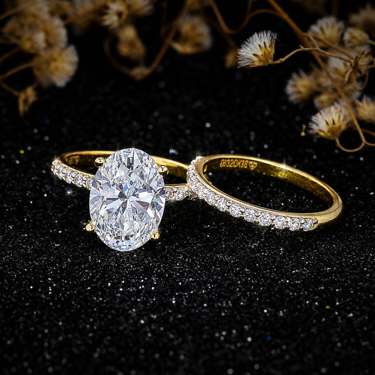14K Lab Grown Diamond Round Pave Cluster Ring | IGI Certified