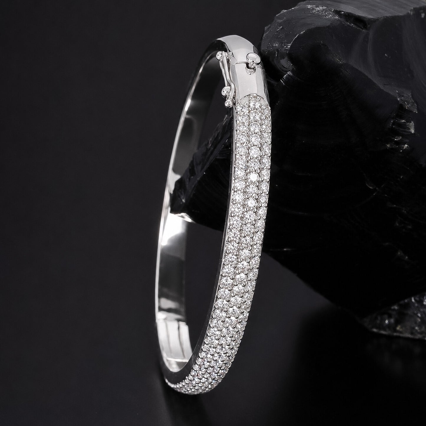 18K Lab Grown Diamond Tennis Bracelet – Round Cut, 3.26ct, BIS Hallmark Gold