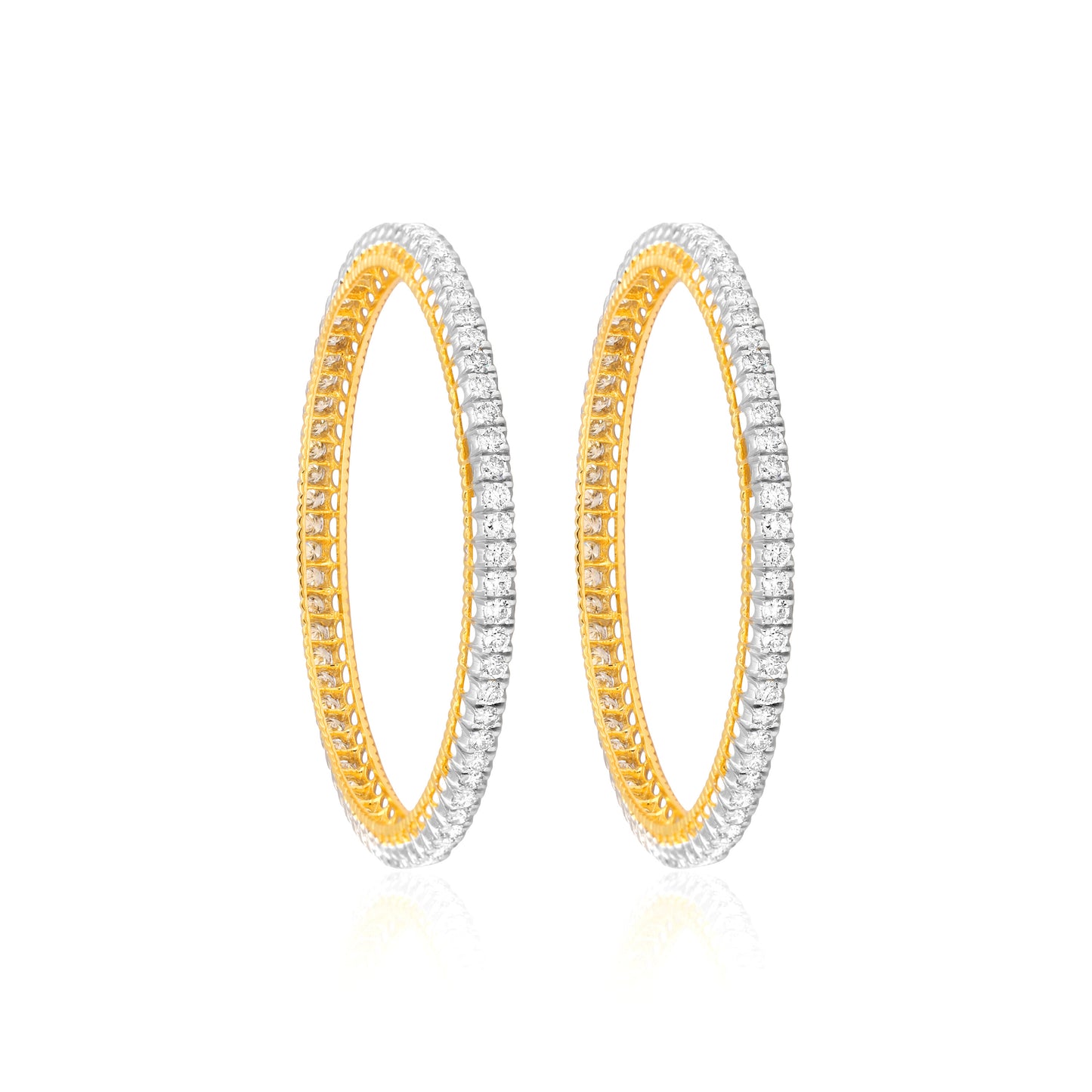 14K/18K Lab Grown Diamond Tennis Bracelet – Round Cut, 13.86ct, BIS Hallmark Gold