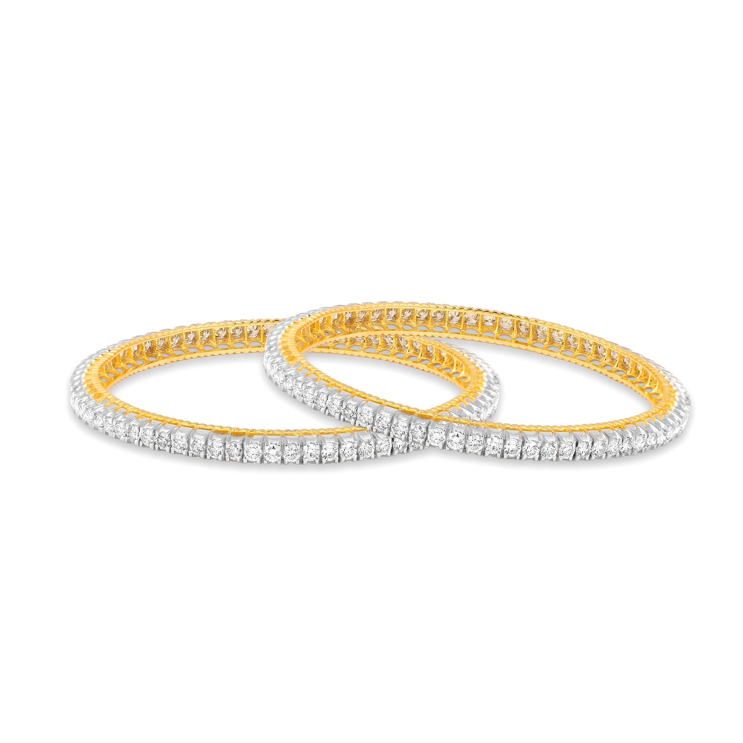 14K/18K Lab Grown Diamond Tennis Bracelet – Round Cut, 13.86ct, BIS Hallmark Gold