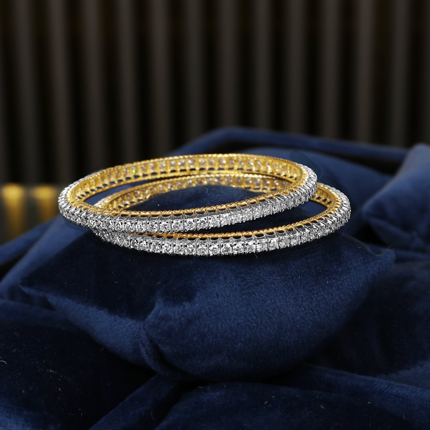 14K/18K Lab Grown Diamond Tennis Bracelet – Round Cut, 13.86ct, BIS Hallmark Gold