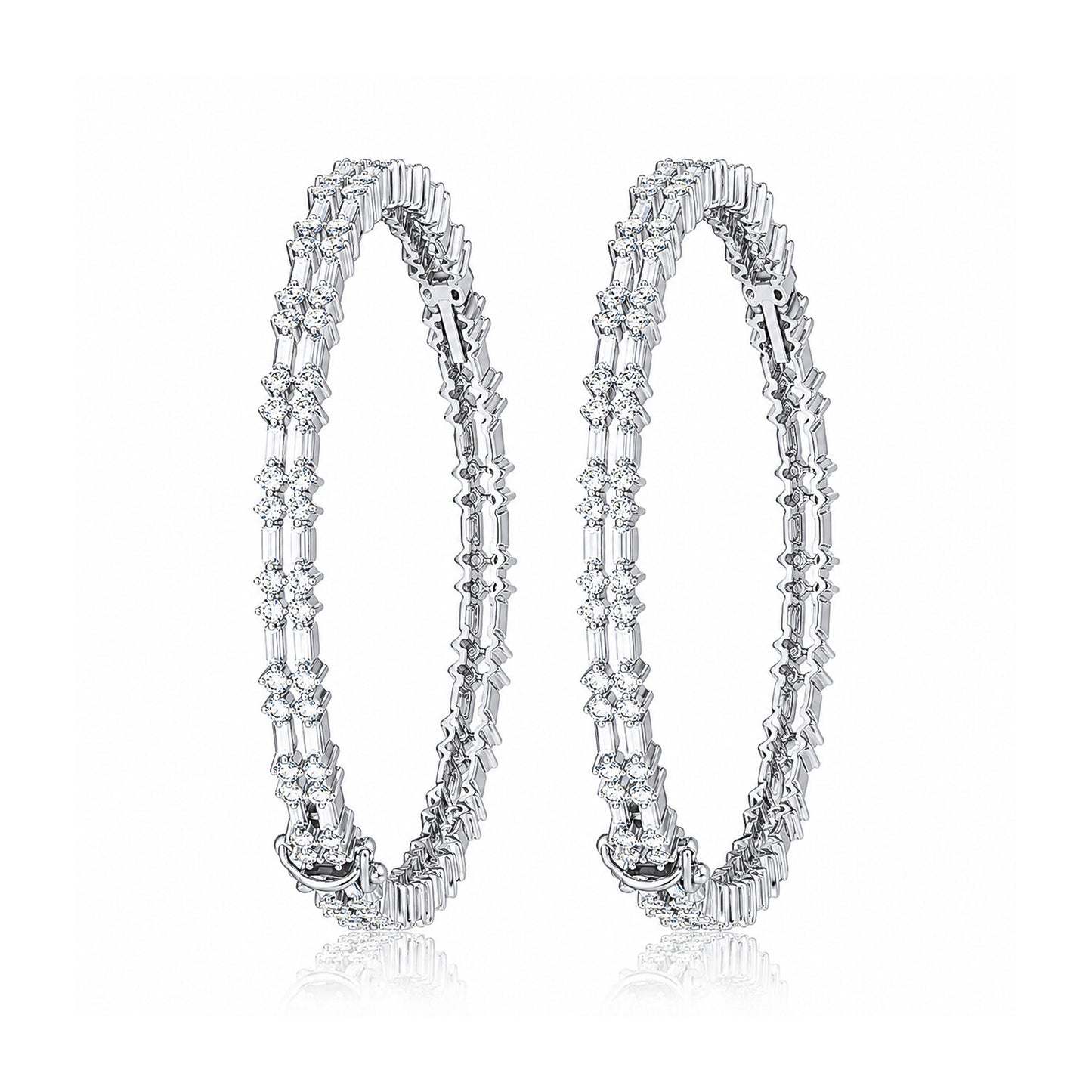 14K/18K Lab Grown Diamond Tennis Bracelet – Round Cut, 7ct, BIS Hallmark Gold