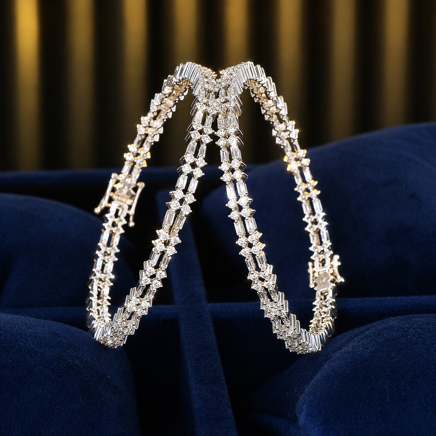 14K/18K Lab Grown Diamond Tennis Bracelet – Round Cut, 7ct, BIS Hallmark Gold