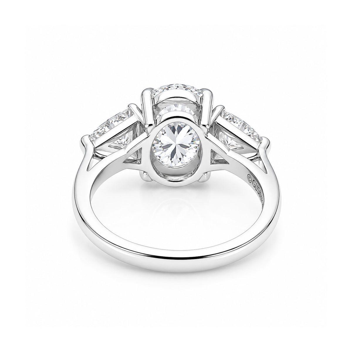 18K Lab Grown Diamond Oval Halo Ring (0.67 ct tw) - BIS Hallmarked Gold