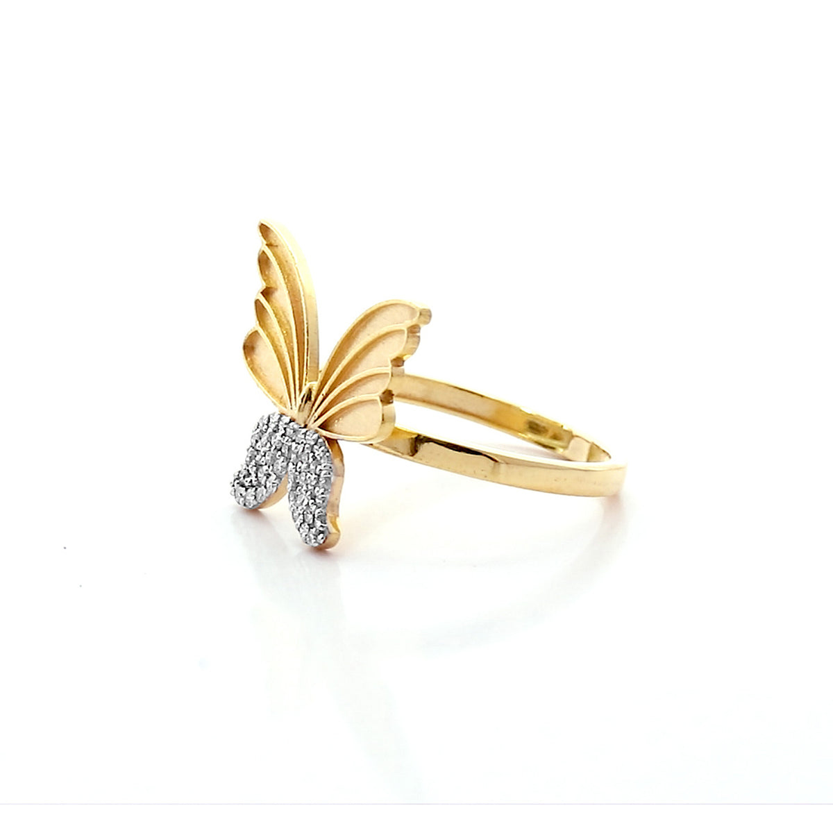 14K Lab Grown Diamond Round Pave Cluster Ring | IGI Certified