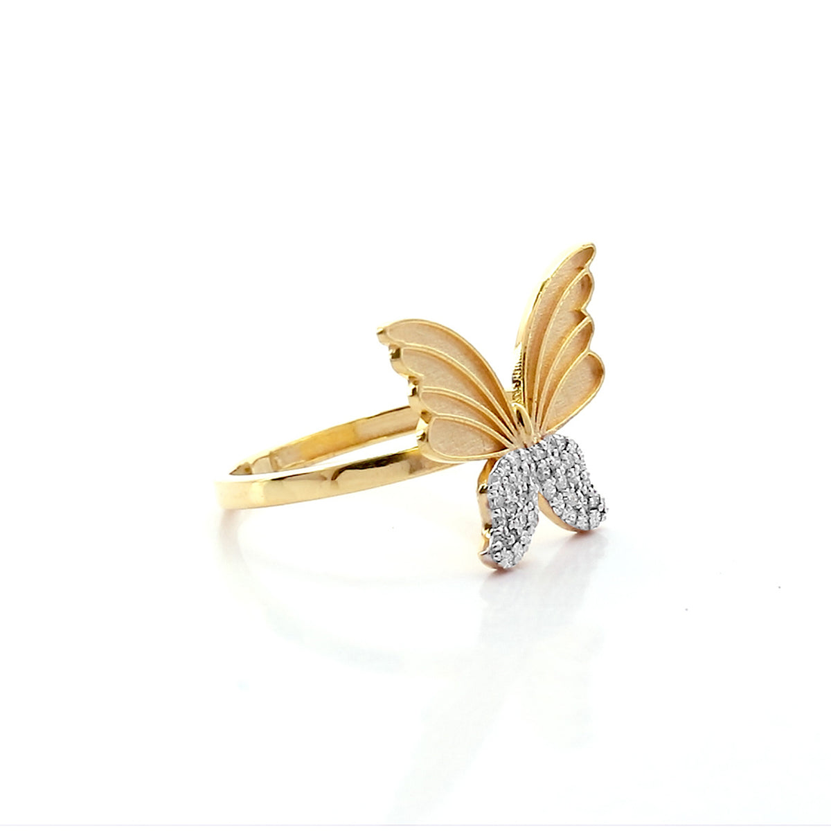 14K Lab Grown Diamond Round Pave Cluster Ring | IGI Certified