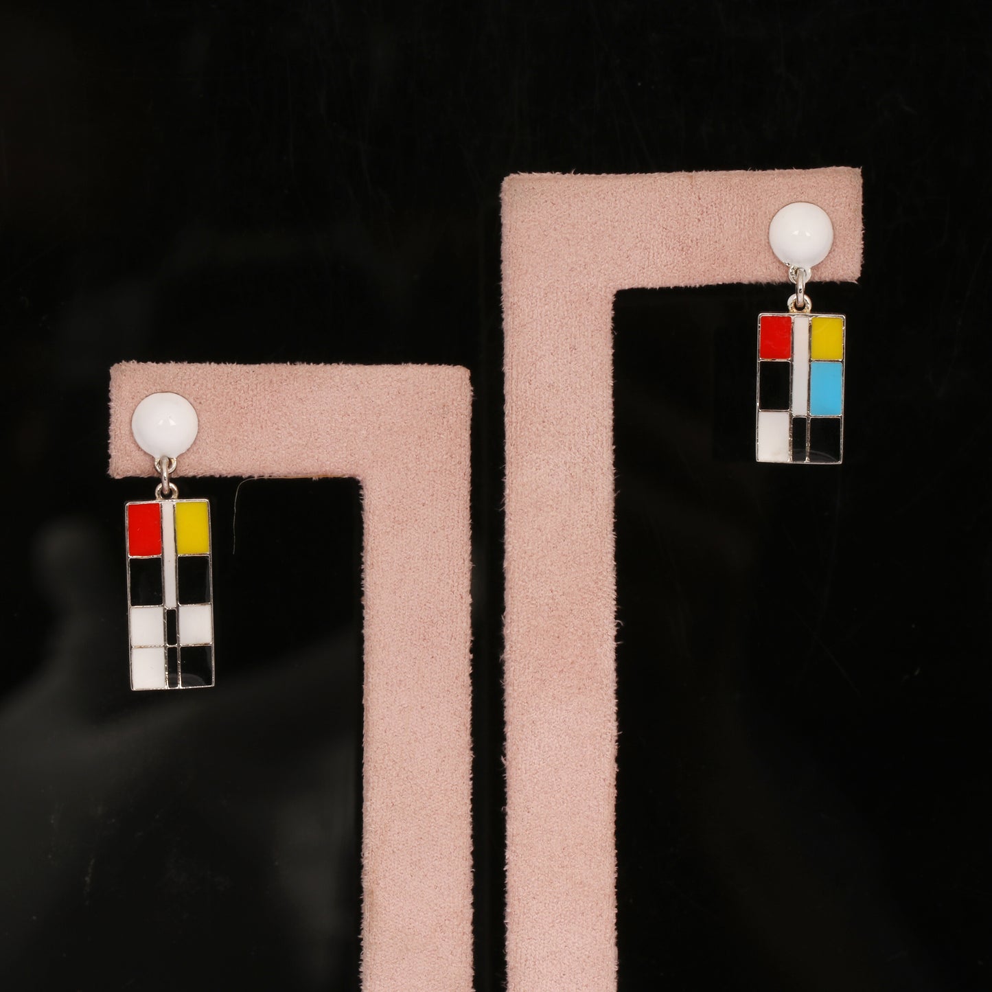 18K Lab-Created Black Onyx Fancy Drop Earrings