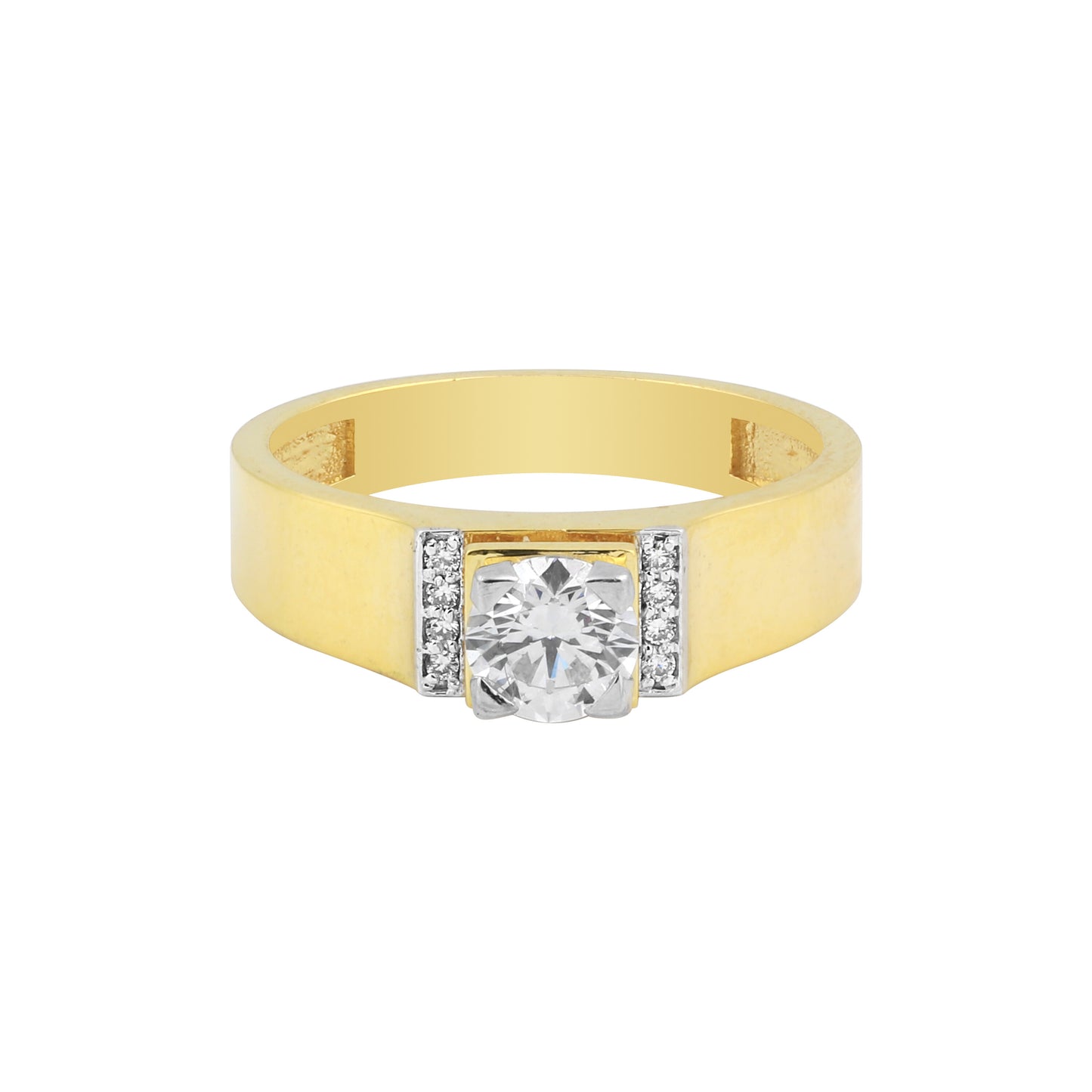 14K/18K Lab Grown Diamond Round Cut Ring for Women