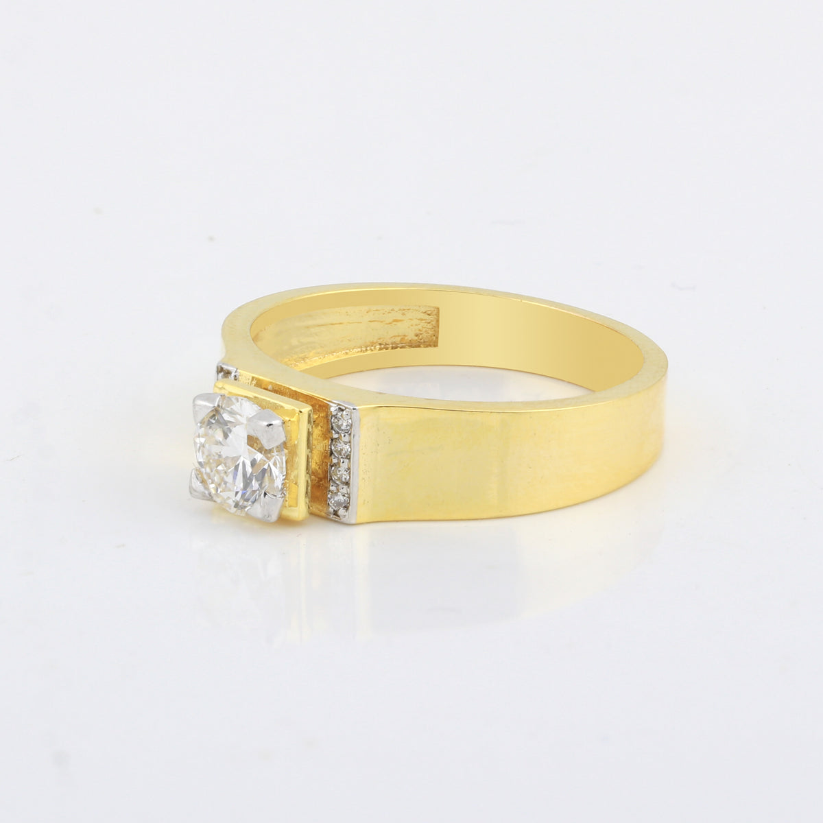 14K/18K Lab Grown Diamond Round Cut Ring for Women