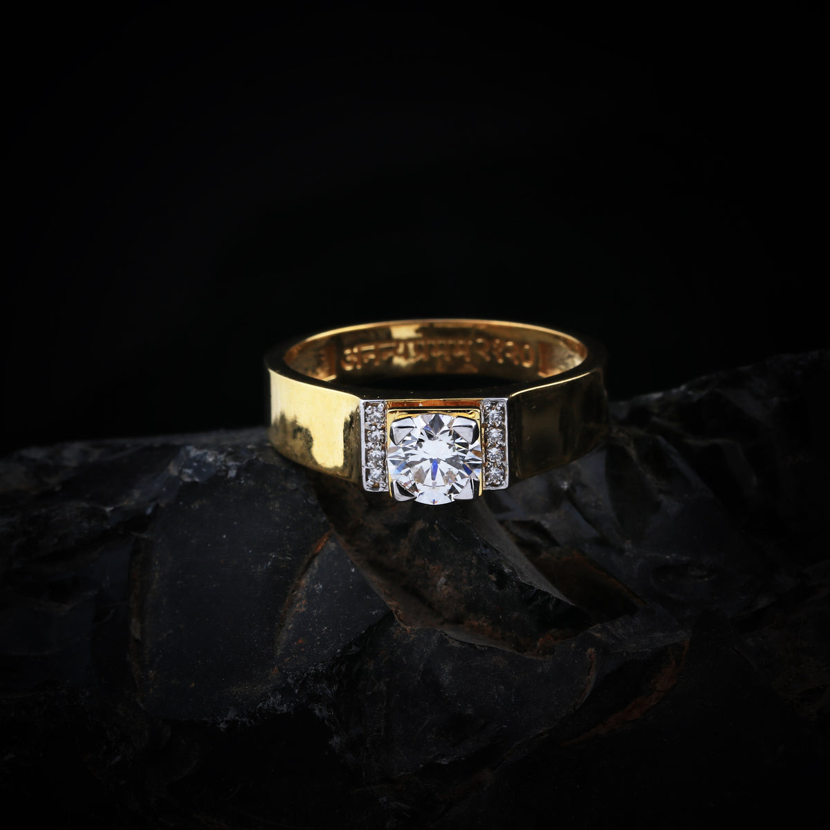 14K/18K Lab Grown Diamond Round Cut Ring for Women