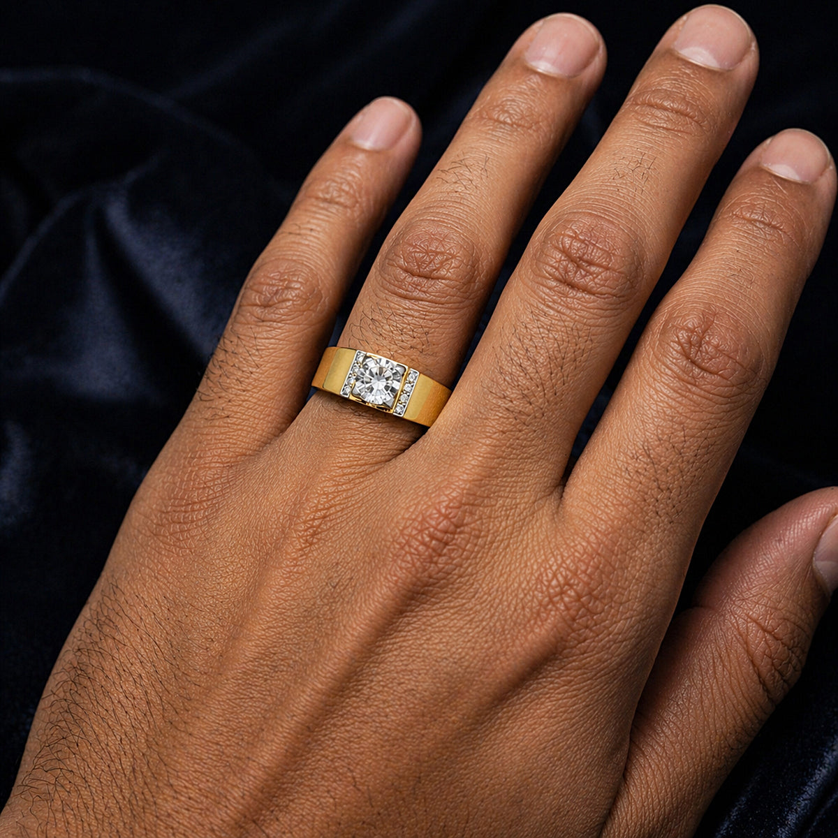 14K/18K Lab Grown Diamond Round Cut Ring for Women