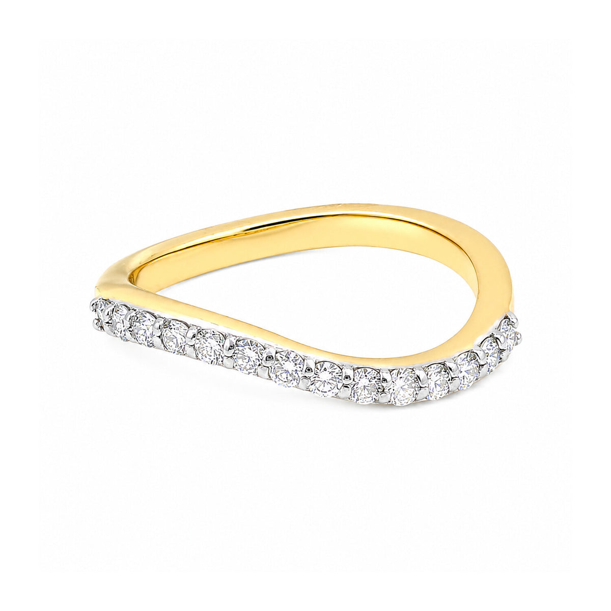 18K Lab Grown Diamond Round Halo Ring (0.18 ct tw) - BIS Hallmarked Gold