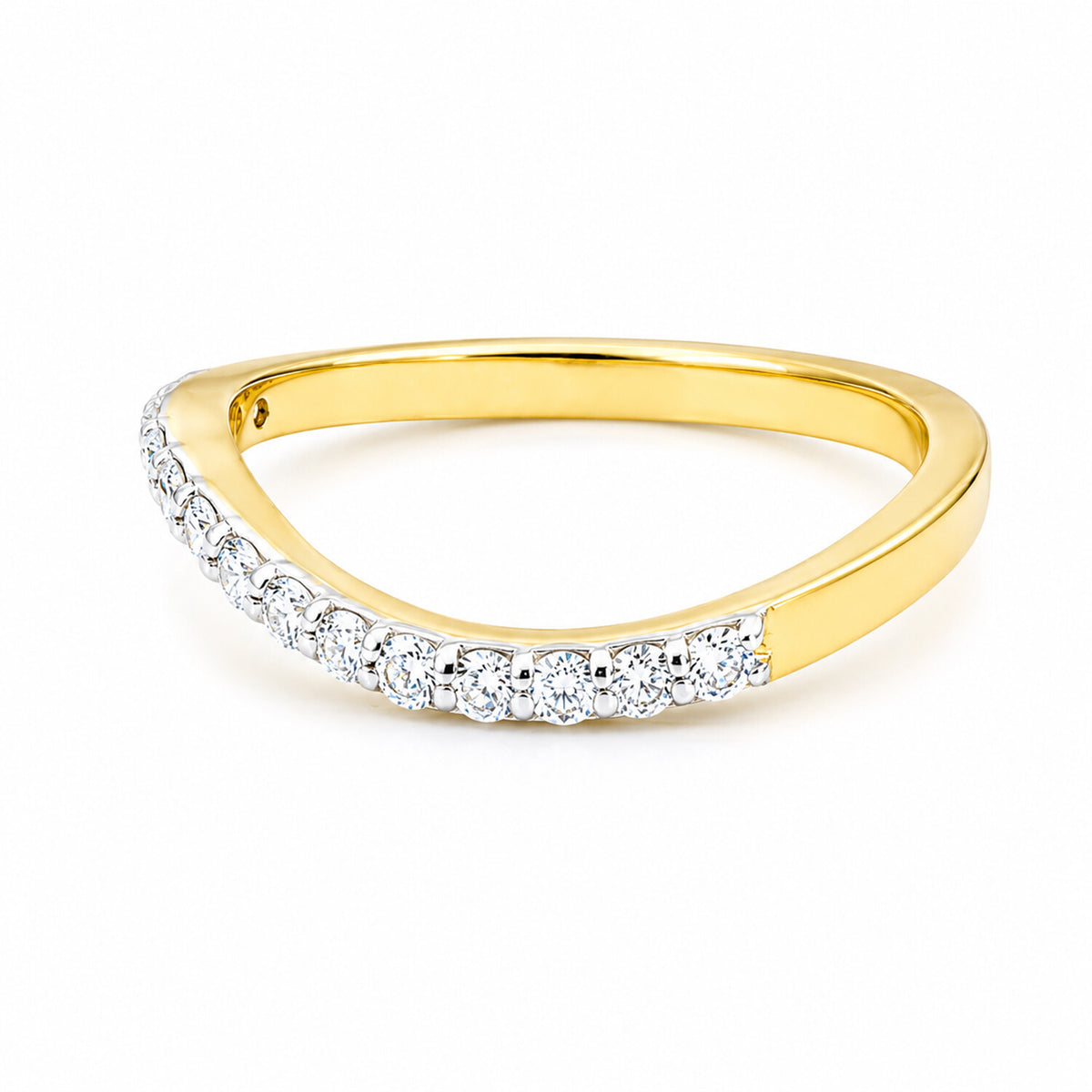 18K Lab Grown Diamond Round Halo Ring (0.18 ct tw) - BIS Hallmarked Gold