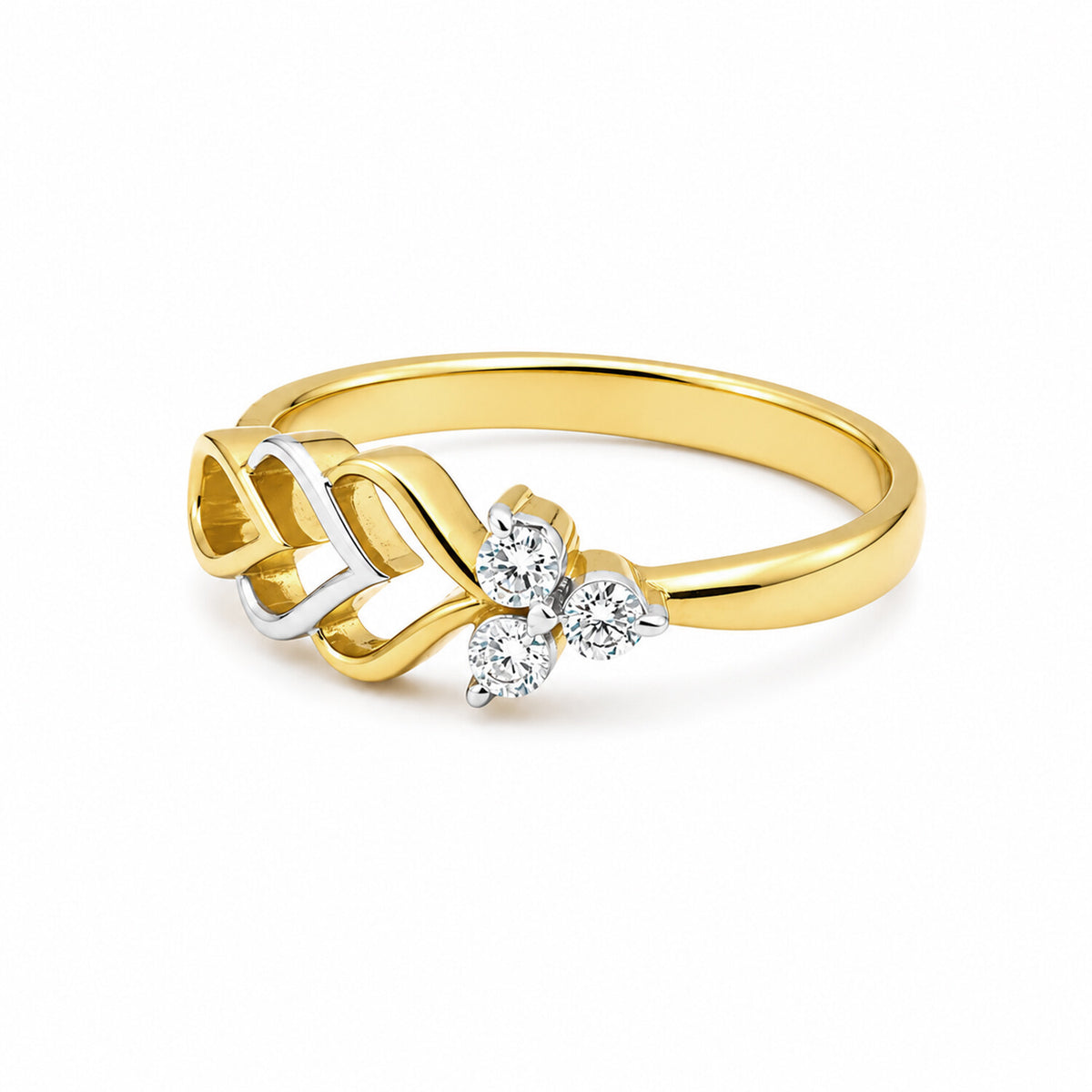 14K/18K Lab Grown Diamond Round Halo Ring (0.18 ct tw) - BIS Hallmarked Gold