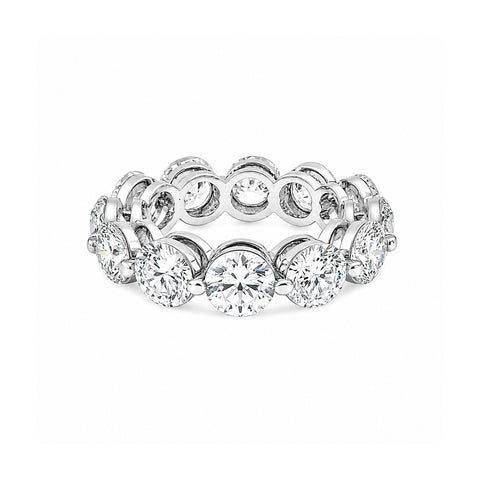 18K Lab Grown Diamond Round Halo Ring (3.12 ct tw) - BIS Hallmarked Gold