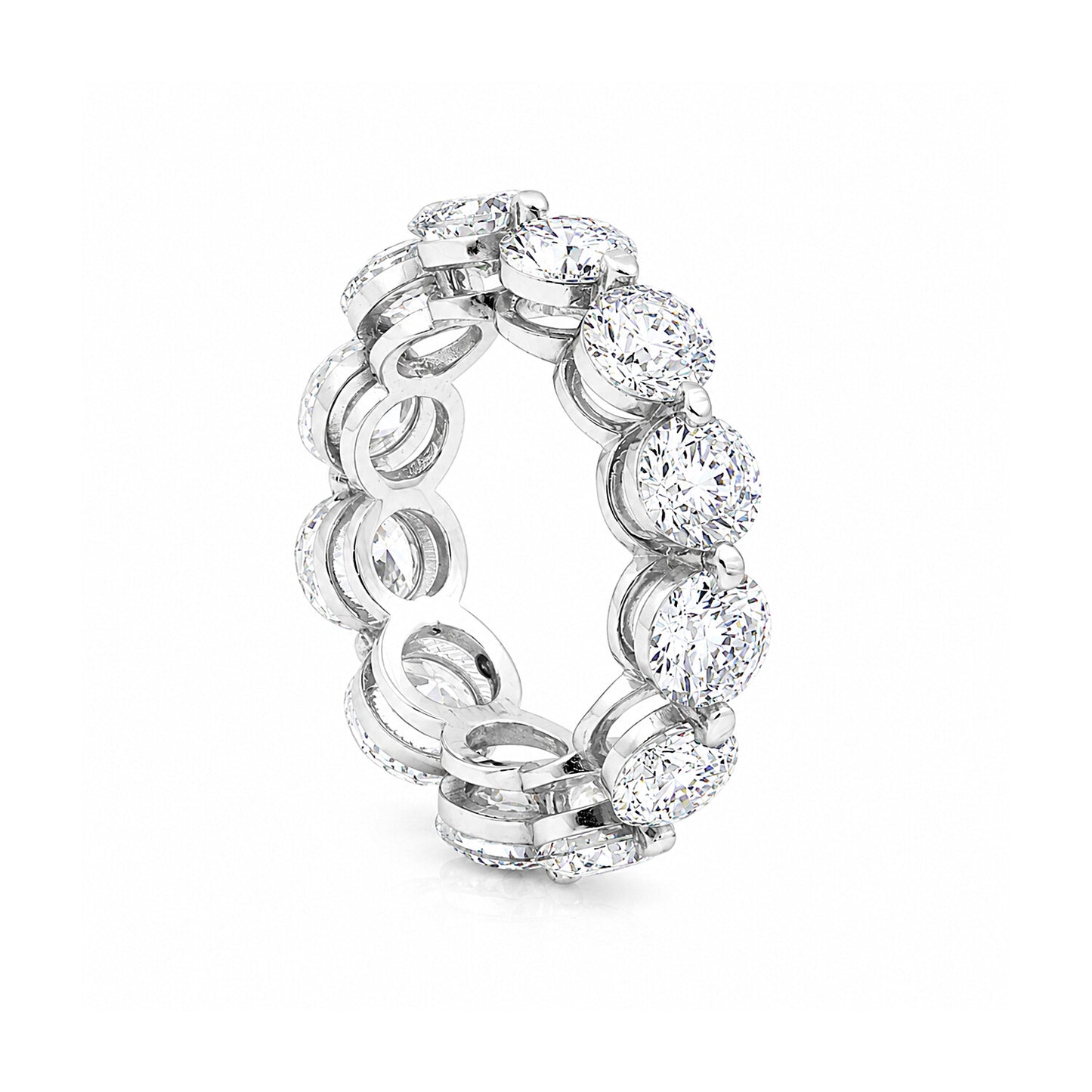 18K Lab Grown Diamond Round Halo Ring (3.12 ct tw) - BIS Hallmarked Gold