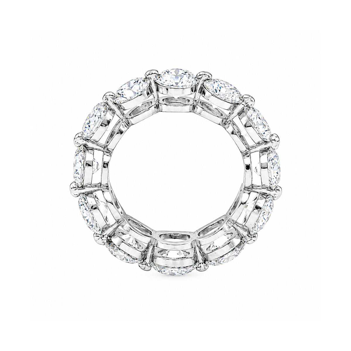 18K Lab Grown Diamond Round Halo Ring (3.12 ct tw) - BIS Hallmarked Gold