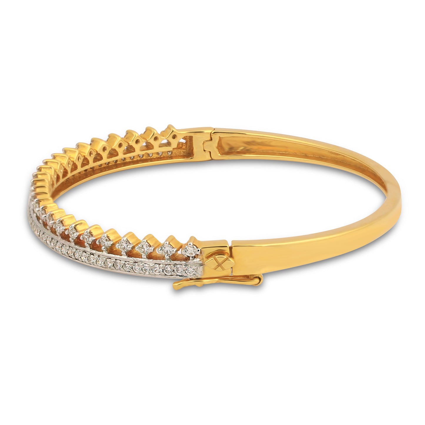 1.18ct Natural Diamond Tennis Bracelet | 18K Solid Gold | IGI Certified