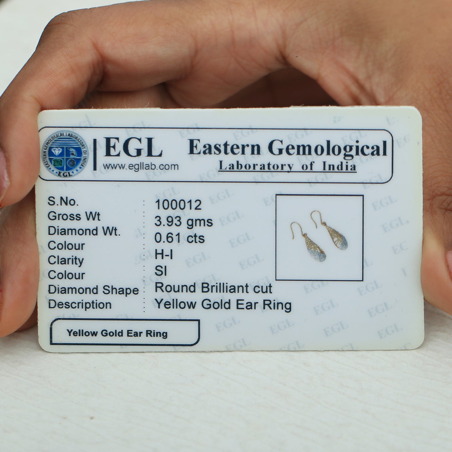 Golden Whisper Diamond Dangle Earrings