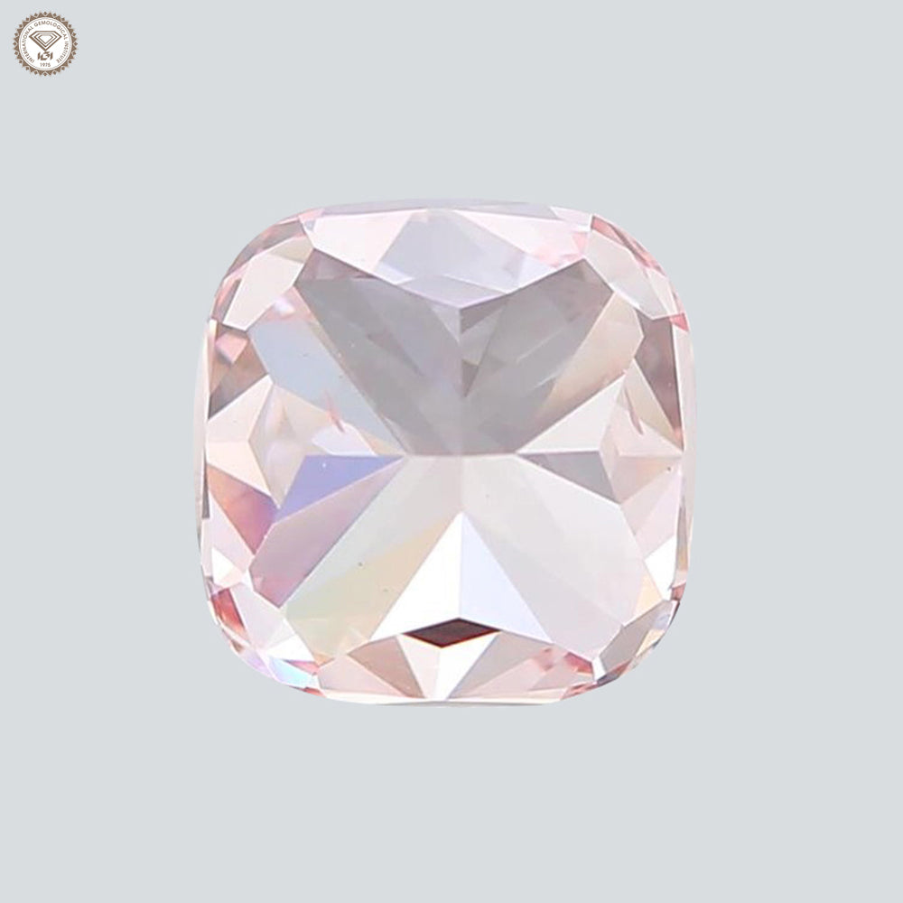 IGI Certified 2.13 Ct. Cushion Cut CVD Diamond Fancy Intense Pink SI1 Clarity