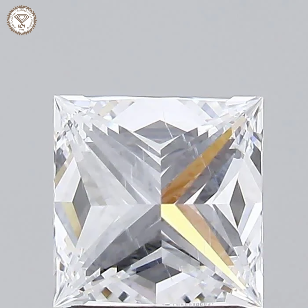 IGI Certified 2.02 Ct. Natural Diamond F Color Princess Cut SI2 Clarity Diamond