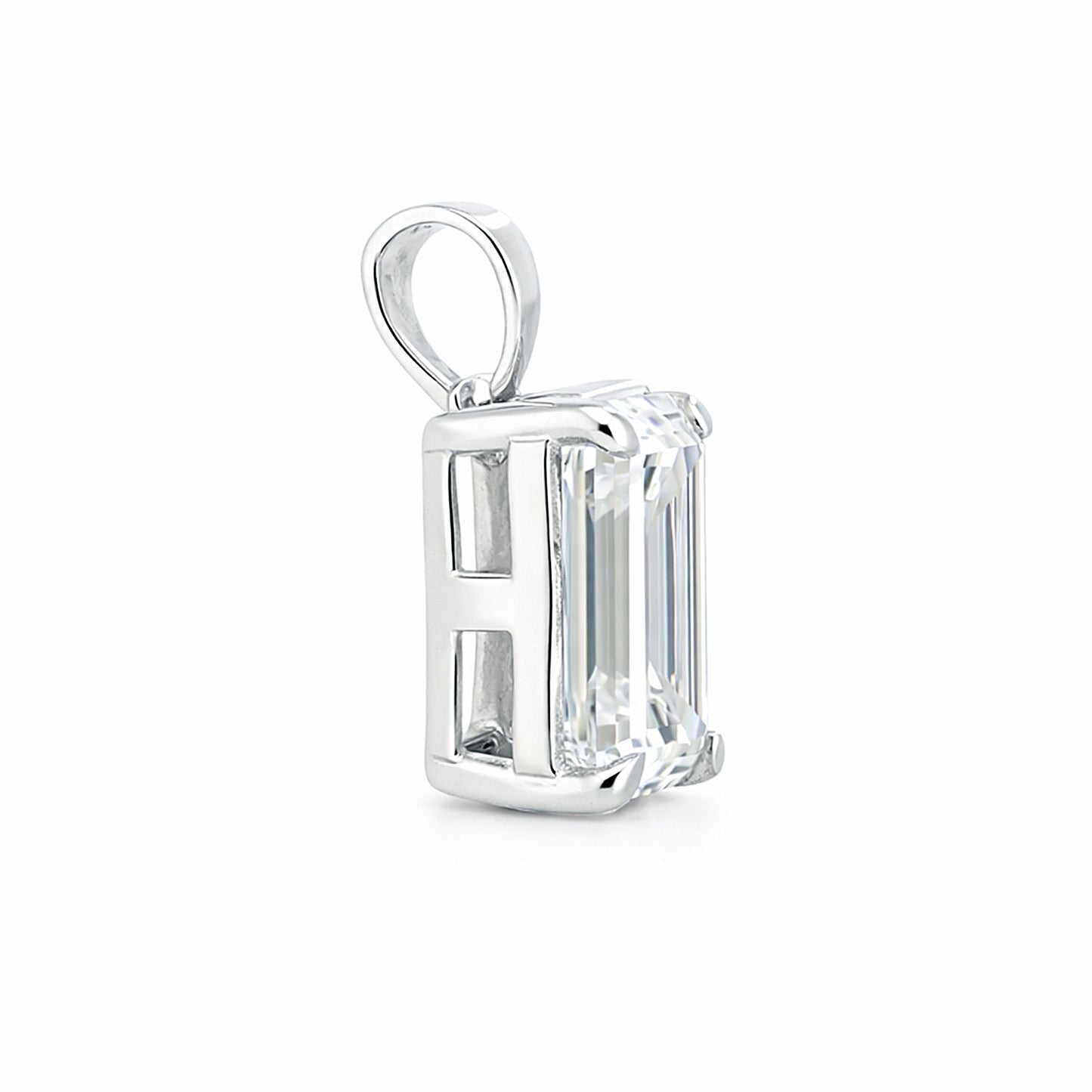 9.50 ct DEW Certified Champagne Moissanite Pendant Gold Vermeil Wedding Gift