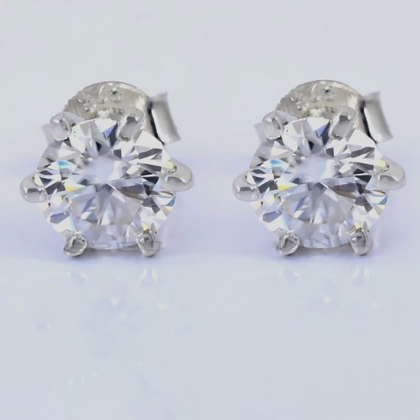 7.30 ct DEW Certified White Moissanite Gold Vermeil Dangler Earrings For Women Gift