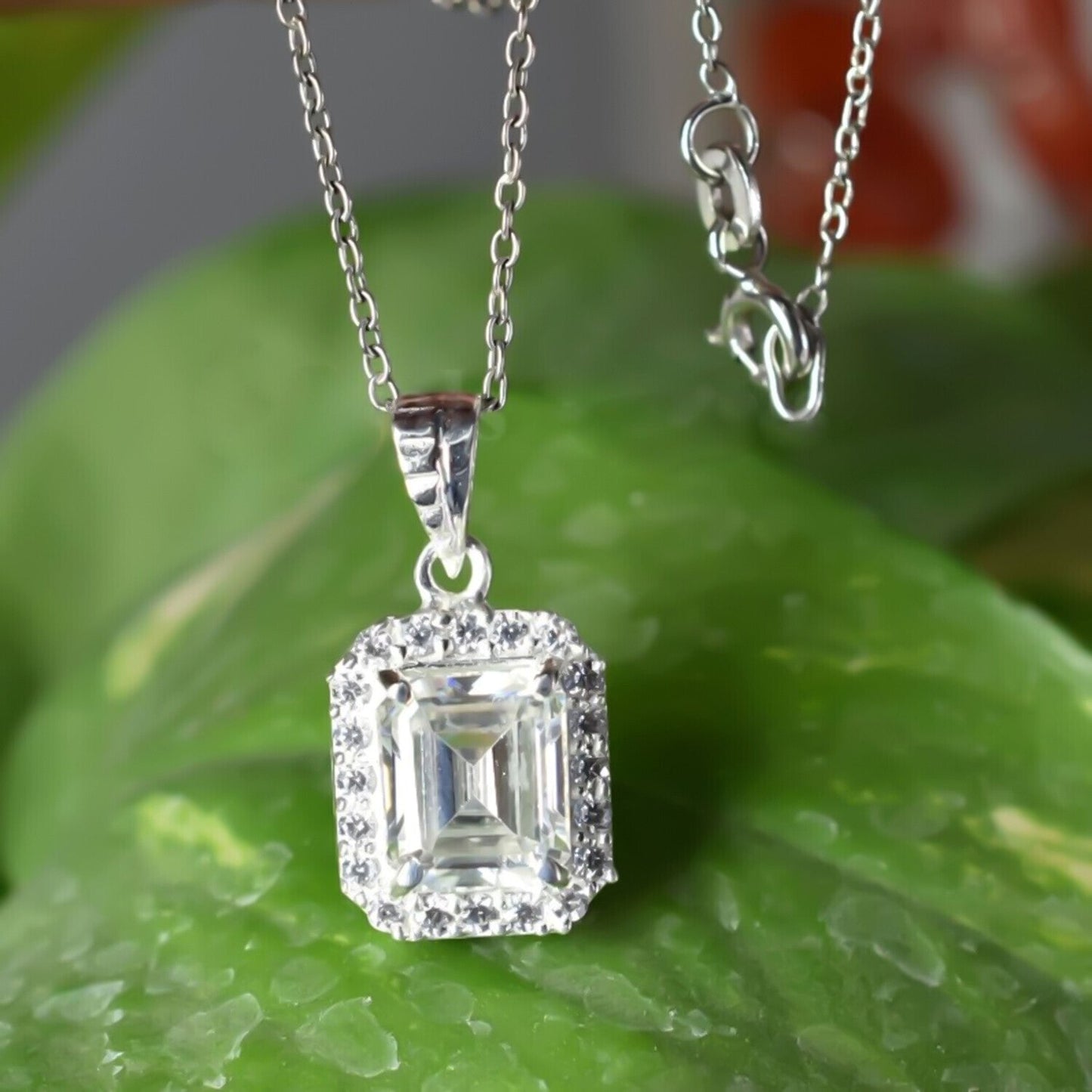 3.50 Ct Certified Moissanite Pendant in for Black Friday Jewellery 18K Gold Plated Ve 18K Gold Plated