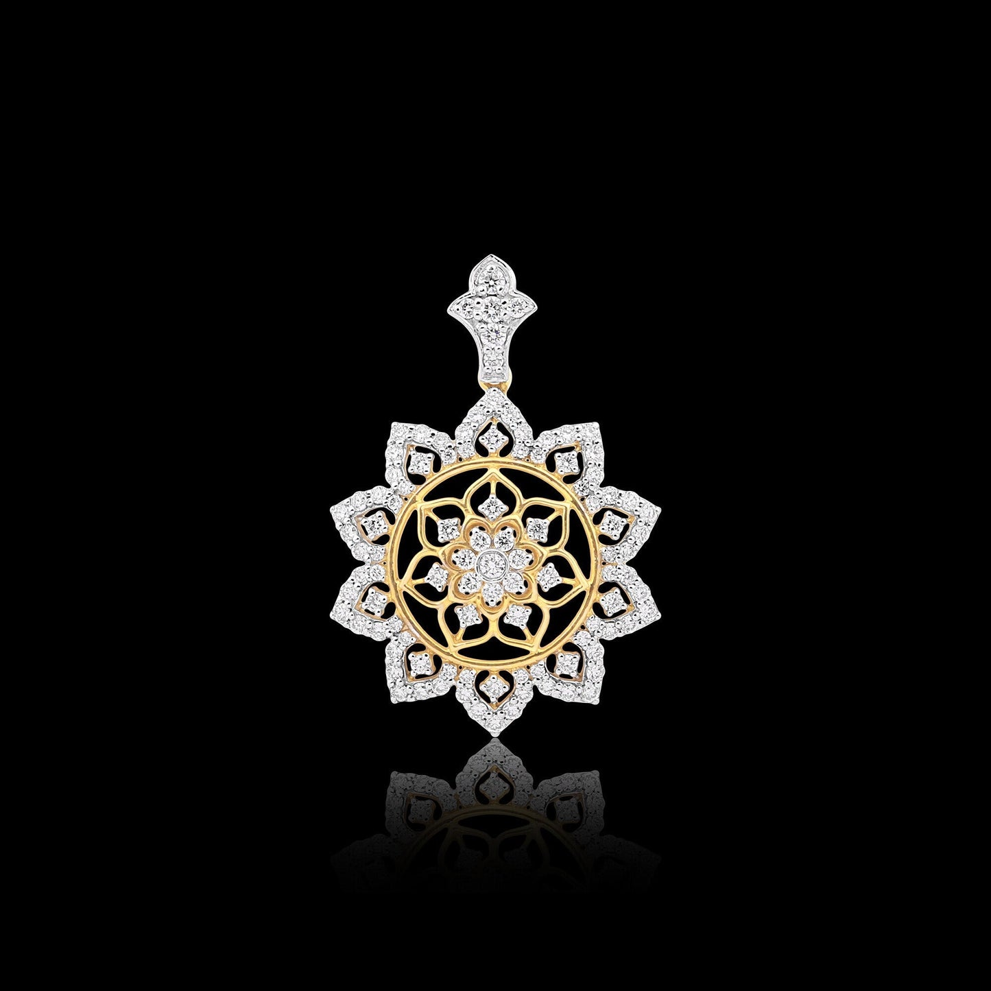 Luxury 1.01 Ct Diamond Pendant IGI Certified G-H VS Round 18K Gold Necklace - view 4