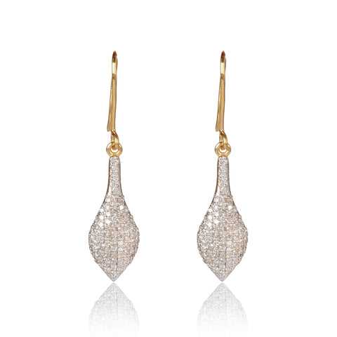 IGI Certified 0.72 Ct. Natural Diamond Earrings in 18K Gold For women
