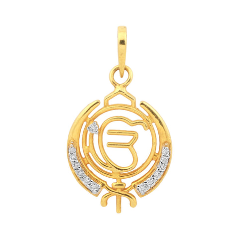 0.15 Ct IGI Certified Natural Diamond Pendant in 18K Gold Jewellery For Women