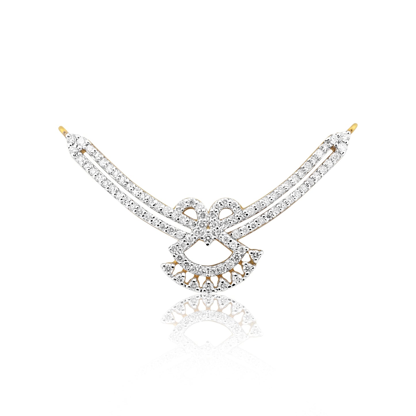Natural IGI Certified 1.03 Ct Diamond Pendant in 18K Gold Fine Jewellery