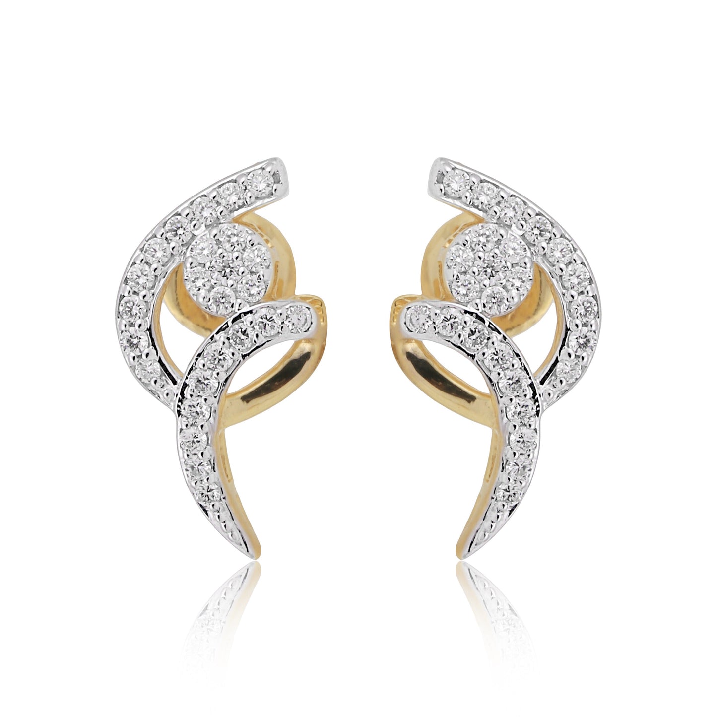 IGI Certified 18K Gold Diamond Necklace Pendant Set 0.71 Ct H-I VS Jewellery - view 3