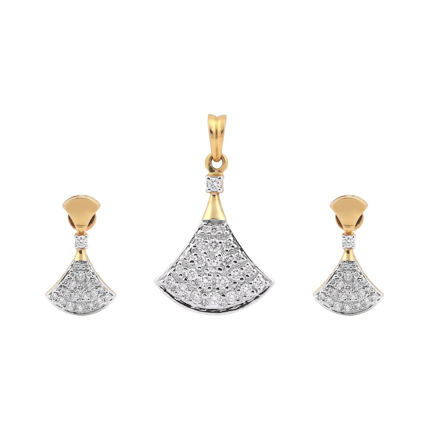 IGI Certified 1.15 Ct Diamond Pendant Set 18K Gold H-I VS Classic Jewellery