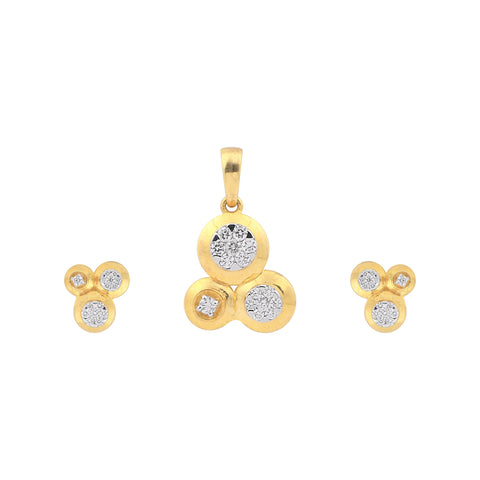 IGI Certified 0.89 ct Natural Diamond Pendant Set 18K Gold Necklace Elegant