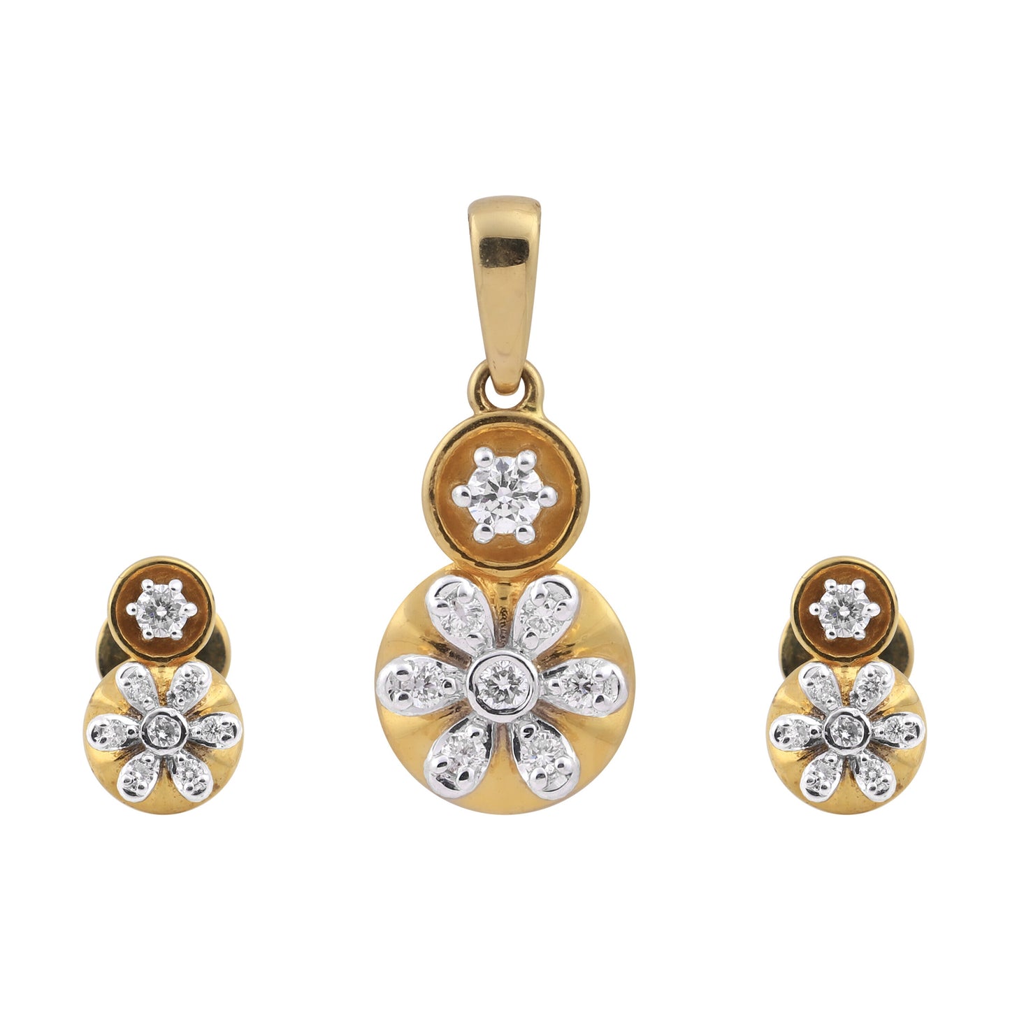 Elegant IGI Certified Natural Diamond Pendant 0.98 ct 18K Gold Necklace