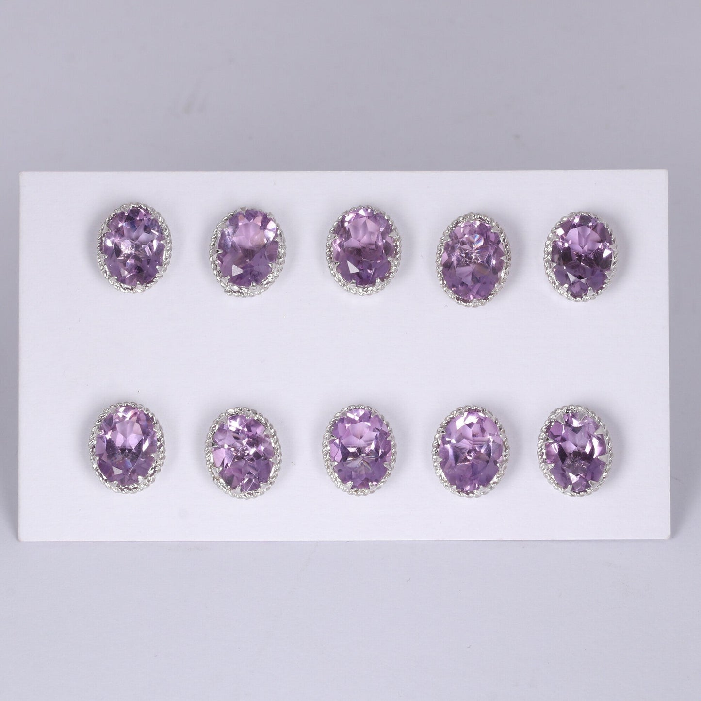 65 Ct Natural Purple Moonstone Earrings - GEMHUB - View 3