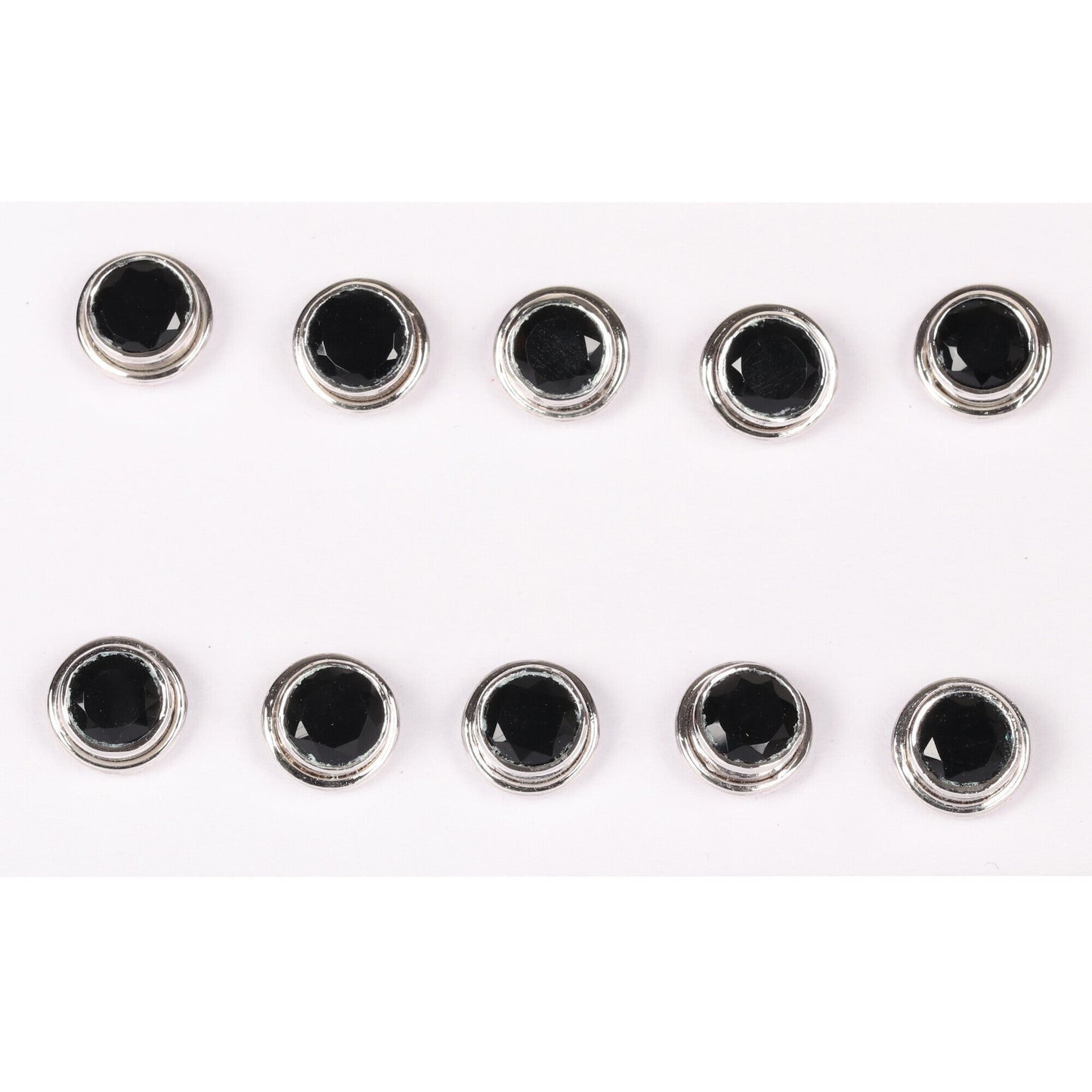 65 Ct Natural Black Agate Earrings - GEMHUB - View 2