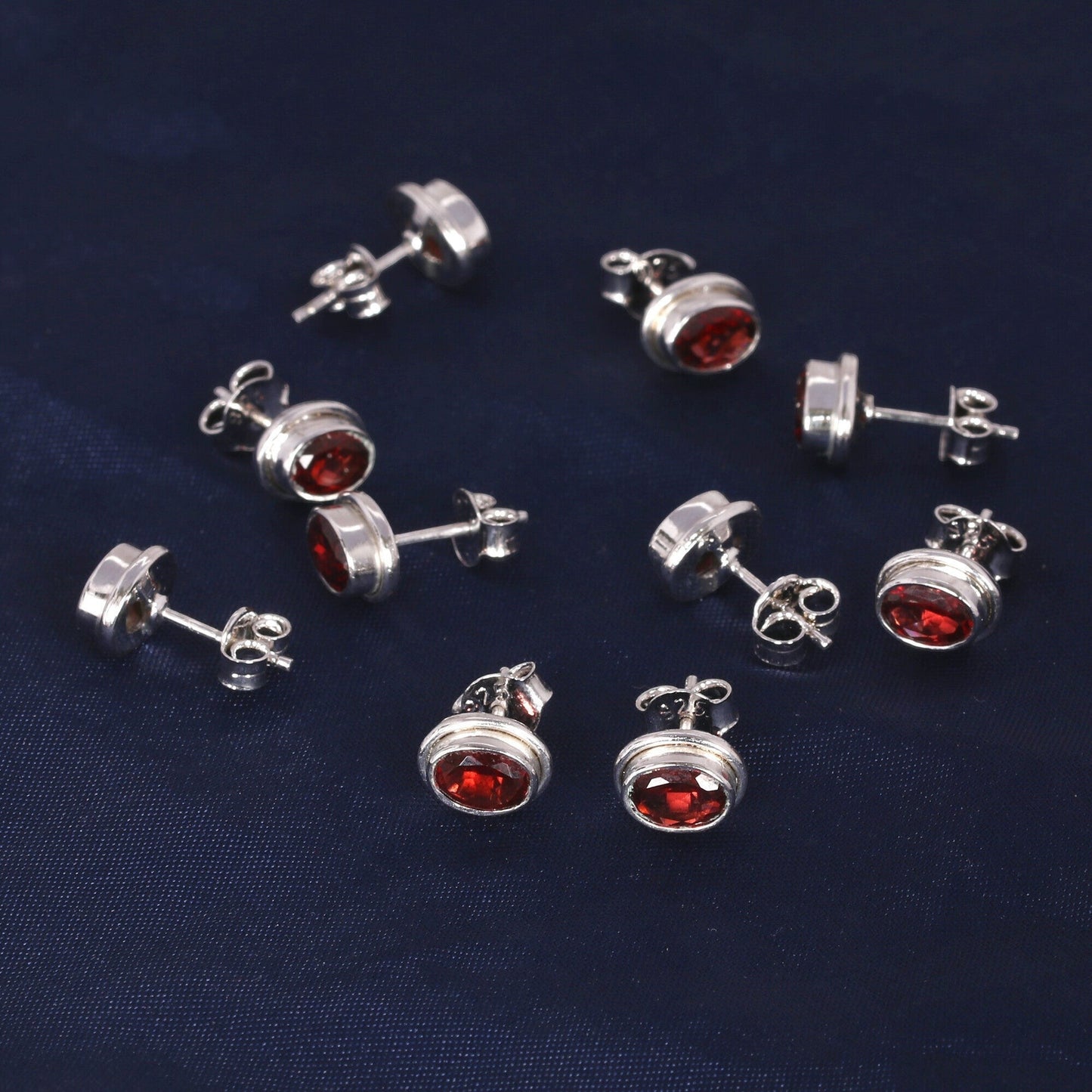 65 Ct Natural Red Garnet Earrings - GEMHUB - View 6