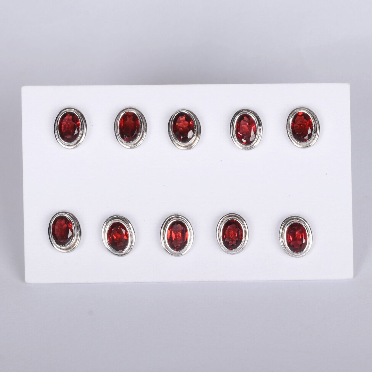 65 Ct Natural Red Garnet Earrings - GEMHUB - View 3