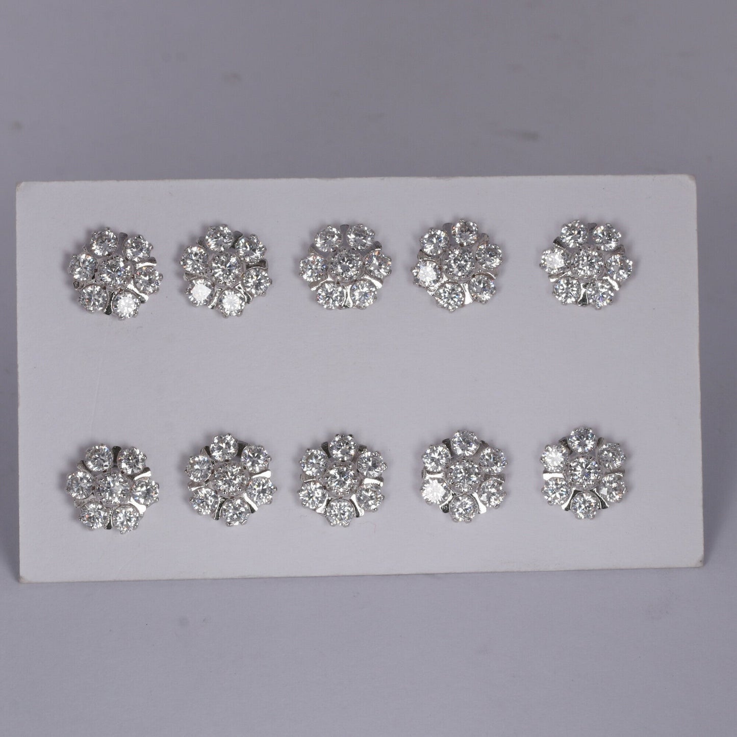 65 Ct Natural White Topaz Earrings - GEMHUB - View 3