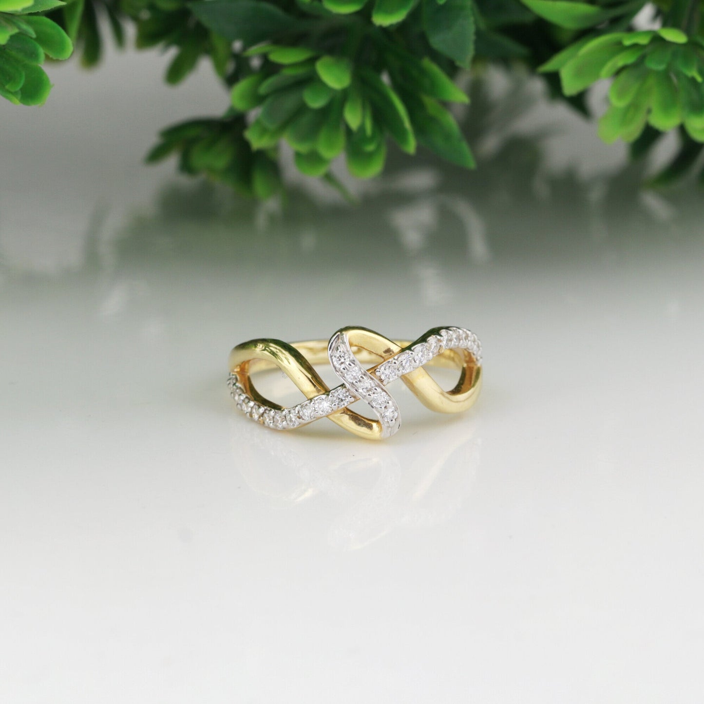 Elegant 0.27 Ct Natural Diamond Ring H-I VS Women Fine Jewellery